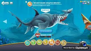 Hungry shark world. 3 часть испытываю гигантскую акулу - молот.