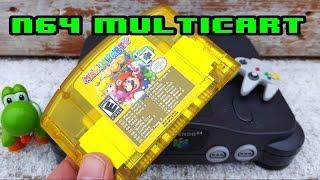 Nintendo 64 Multicart 18 in 1 Mario Party 1-3 + 15 nes games review