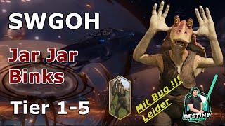 SWGOH -Jar Jar Binks Event - deutsch - R5 - mit Bug