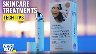 Three Skincare Treatments for the TheraFace Depuffing Wand – Tech Tips from Best Buy