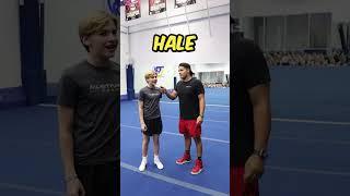 The higher the level, the SCARIER the Back Walkovers got! #backwalkover #cheer