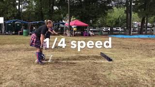 HWFD slow motion Adriane Wilson: 2019 Stone Mountain Highland games