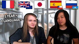 WE SPEAK THE 5 SAME LANGUAGES | How to learn languages while travelling