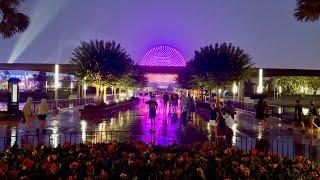 EPCOT World Showcase 2025 Rain Walkthrough at Night in 4K | Walt Disney World Florida June 2025