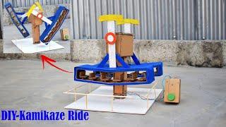 Build a Kamikaze ride working model from cardboard