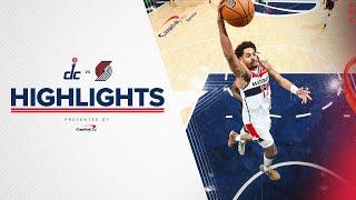 Highlights: Washington Wizards vs. Portland Trail Blazers | 2.26.25