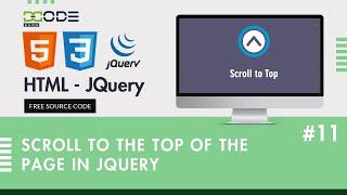 Scroll Page To Top In JQuery | JQuery Scroll To Top Of Page Smoothly