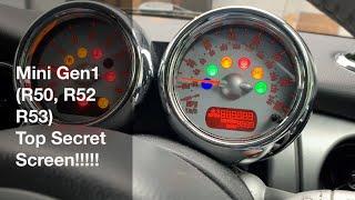 Mini Cooper Top Secret Screen!!!!!!!