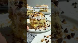 Chocolate Chip Cookie Icebox Cake: Click the link in my bio & select the photo to get the recipe ️