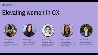 Elevating Women in CX Panel