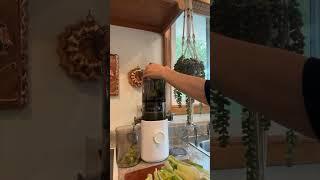 Making Celery Juice in the New Nama J3 Cold Press Juicer - code RIANE55 saves $45 #shorts #juice