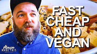 Fast, Cheap, and Easy Beginner Vegan Meals | 5 minutes and under $2 per serving