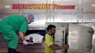 Dead Body Freezer  service / शवगृह फ्रीजर मरम्मत ( Mortuary Freezer)  mortuary Repair #Gas charging