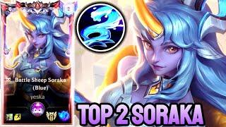 WILD RIFT  SORAKA - TOP 2 SORAKA GAMEPLAY - GRANDMASTER RANKED