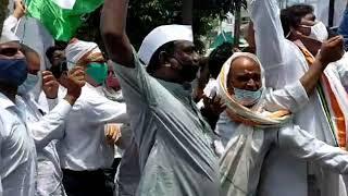 Uttar Pradesh Congress protest in Lucknow