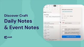 Daily Notes & Event Notes in practice