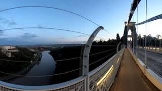 Walking Tour of Clifton Suspension Bridge (Bristol) - 360 4K HD Video