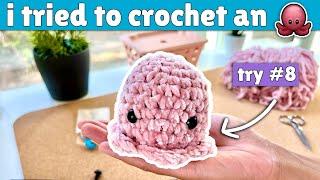 Crochet an Octopus with Me! Day 3 of Learning to Crochet