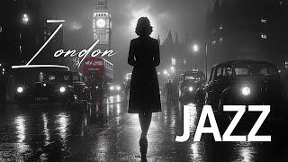 London Rain & Swing Jazz  Timeless Big Band Melodies from the 1940s for a Retro Night