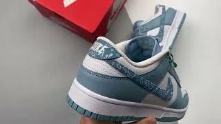 Nike Dunk Low Blue Paisley DH4401 101 For Sale