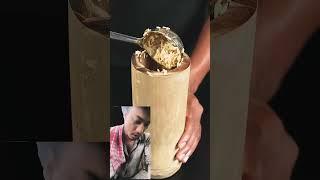 mutton bamboo briyani ,  MR eating lover support and subscribe ️