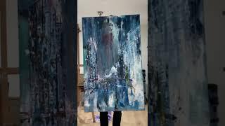 The abstraction of St.Pauls. Original acrylic artwork.   #abstractart #painting #contemporaryart