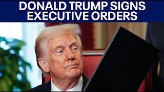 President Donald Trump signs Executive Order establishing World Cup task force