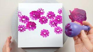 (600) Flower garden | Easy Painting ideas | Acrylic Painting for beginners | Designer Gemma77