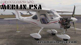 Merlin PSA, Merlin Personal Sport Aircraft, HKS powered experimental aircraft,