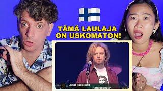 FINNISH SINGER JUSSI HAKULINEN SURPRISED US!! (Joutsenlaulu)