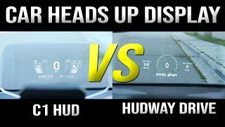 Best Car Heads Up Display? Hudway Drive Vs C1 HUD (Compared)