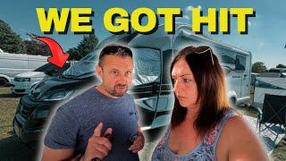 Our Motorhome Got HIT on the Way to Campervan Campout!