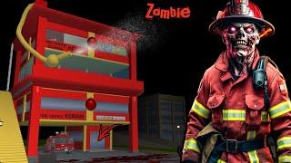 Firefighter Fire Brigade ZOMBIE  | SAKURA School Simulator Horror Drama 