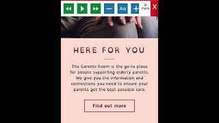 Helping you use The Carents Room