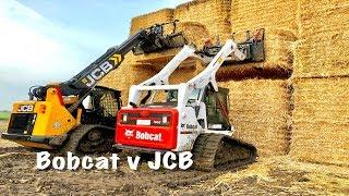 BOBCAT vs JCB TELESKID || SKIDLOADER || LORD MUCK