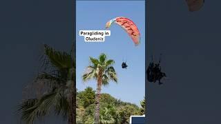 Crazy landing in Oludeniz beach  #shorts #turkey #oludeniz #paragliding