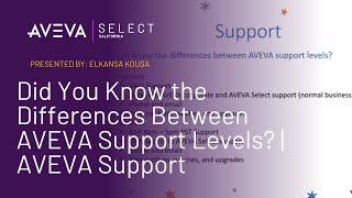 Did You Know the Differences Between AVEVA Support Levels? | AVEVA Support | Tips & Tricks