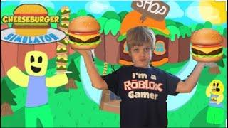 ROBLOX CHEESEBURGER SIMULATOR - I MADE THE BEST BURGER IN THE WORLD!!