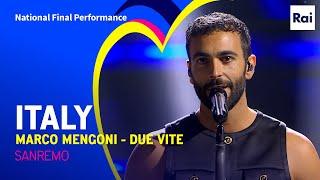 Marco Mengoni - Due Vite | Italy  | National Final Performance | Eurovision 2023