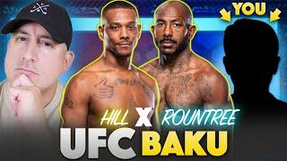 UFC Baku: Hill vs. Rountree FULL CARD Predictions, Bets and DraftKings