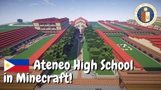 ATENEO HIGH SCHOOL IN MINECRAFT! | Tour by an AJHS Teacher!