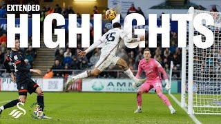 Swansea City v Luton Town | Extended Highlights