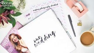 DIY Wedding Planning Binder