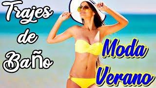 Trajes de Baño de moda 2019  TENDENCIAS MODA PRIMAVERA VERANO  Traje de baño femenino