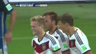 Mario Götze Goal vs Argentina WC Final 2014