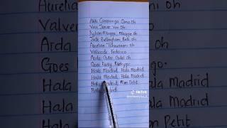 HALAL MADRID SONG LYRICS