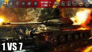 СТ-1 Колобанов, 1 против 7  world of tanks лучший бой