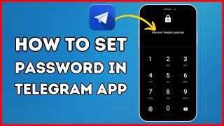 How to Set Password in Telegram App | How To Set Passcode in Telegram  #telegram #password #passcode