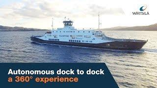 Autonomous dock to dock - 360° experience video | Wärtsilä