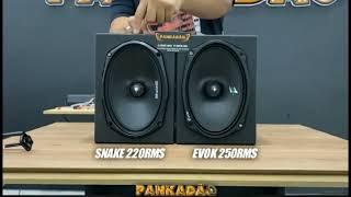 COMPARATIVO 6X9 EVOK 250 rms vs SNAKE ESV 220 rms Pankadão Auto Som